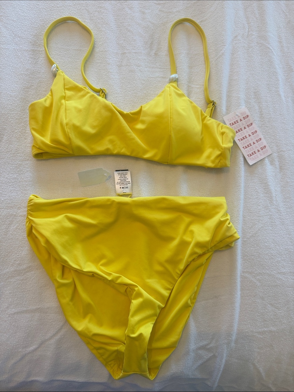 Dippin' Daisy's Bright Yellow Bikini Set